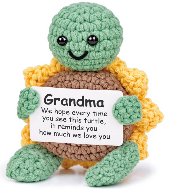 Crochet Turtle Grandma Gift